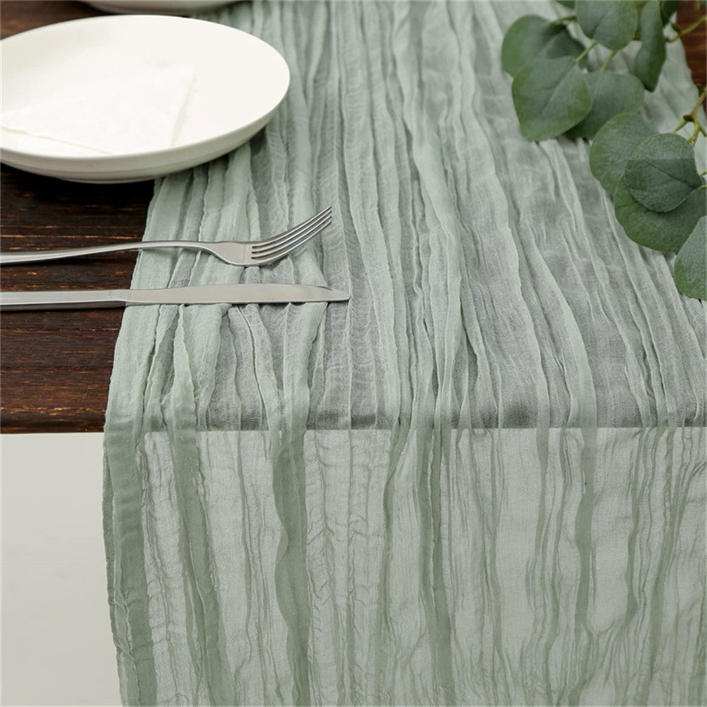 Wedding Gauze Table Runner Rustic Wedding Cheesecloth Runner Cotton Runner for Table Wedding Arch Ideas Bridal Shower Modern