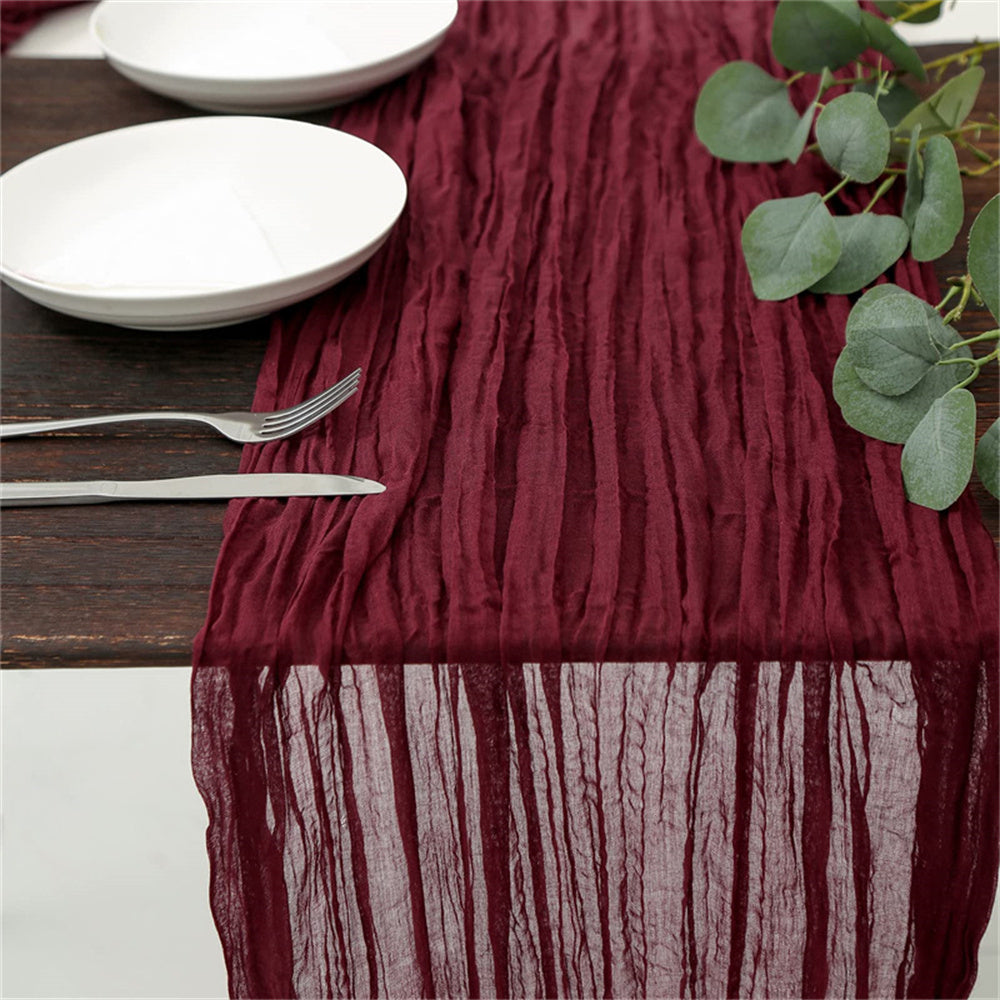 Wedding Gauze Table Runner Rustic Wedding Cheesecloth Runner Cotton Runner for Table Wedding Arch Ideas Bridal Shower Modern