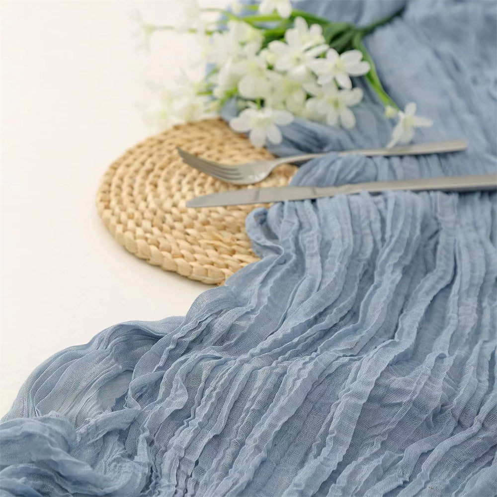 Wedding Gauze Table Runner Rustic Wedding Cheesecloth Runner Cotton Runner for Table Wedding Arch Ideas Bridal Shower Modern
