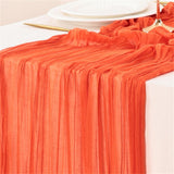 Wedding Gauze Table Runner Rustic Wedding Cheesecloth Runner Cotton Runner for Table Wedding Arch Ideas Bridal Shower Modern