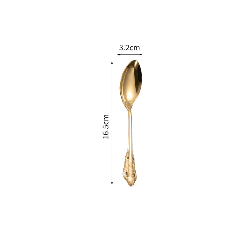 Wedding Stainless Steel Knives and Forks Vintage Embossed Cutlery Gift for Wedding