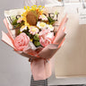 Crochet Flowers Bouquet Handmade Knitted Sunflower Bouquet Wedding Gift