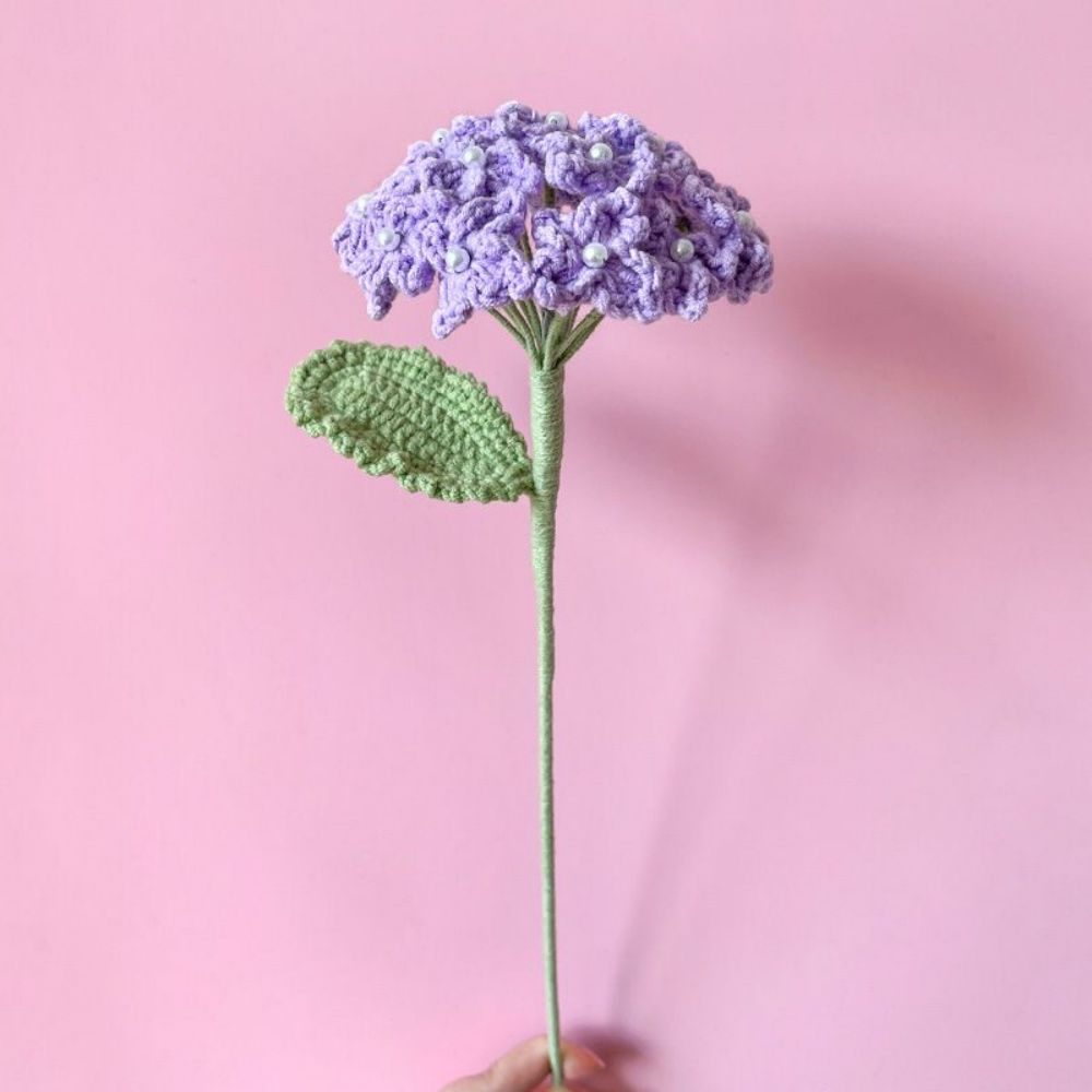1pc Handmade Knitted Flower Crochet Flower Gift for Her Wedding Gift