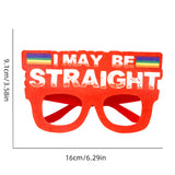 12 Pcs Rainbow Gay Pride Funny Glasses Lesbian LGBT Party Decorations Supplies
