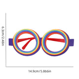12 Pcs Rainbow Gay Pride Funny Glasses Lesbian LGBT Party Decorations Supplies