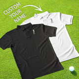 Personalized Men's Golf Polo Shirts Embroidered Short Sleeve Polo Shirt Gift for Golf Lover