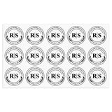 Personalized Thank You Transparent Stickers Round Wedding Birthday Favor labels for Gifts
