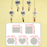 Personalized Glitter Acrylic Beaded Tassel Lanyard with Name Back to School Gift for Teacher