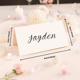 Personalized Wedding Place Names Wedding Table Place Name Cards Minimal Wedding Table Decor